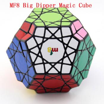 MF8 Big Dipper Magic Cube Black bodyMegaminxeds 3x3 Wisdom Speed Puzzle Christmas Gift Ideas Kids Toys For Children