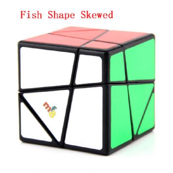 MF8 Fish Shape Skewed Magic Cube Skewbed Professional Neo Speed Puzzle Twisty Brain Teaser Educational Toys For Children