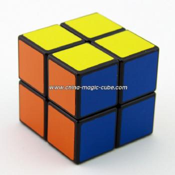 Free Shipping ShengShou 2x2x2 Spring Magic Cube Black PVC Stickers Puzzles Toys