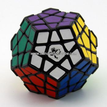 <Free Shipping>Dayan Megaminx I with corner ridges Black Body for Speed-cubing,puzzles