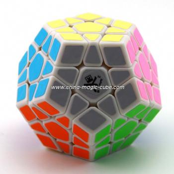 <Free Shipping>Dayan Megaminx I in traditional shape White Body for Speed-cubing