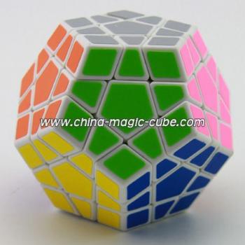 <Free Shipping>Shengshou Megaminx White Magic Cube Puzzles Toys