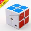 <Free Shipping>Funs 2x2x2 (55MM) Shishuang Magic Cube Puzzle Cube Black PVC Stickers