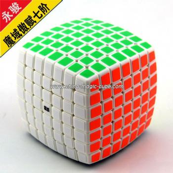 <Free Shipping>MoYu AoFu 7x7x7 black Magic Cube YJ Puzzle