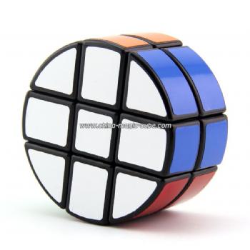 <Free Shipping>Round  cylinder 3x3x2 Cube Black
