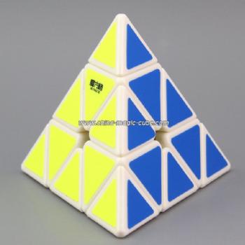 Qytoys MoFangGe MFG Pyraminx Speed Cube White Magic Cube Puzzle Toys For Kids