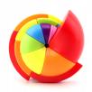 FanXin Nautilus Magic Cube Parrot Spiral Shell Snail Screw Speed Puzzle Twisty Brain Teaser Antistress Educational Toys For Kids