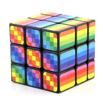 FanXin Rainbow Color Mirror 3x3x3 Magic Cube 3x3 Professional Speed Puzzle Twisty Brain Teasers Antistress Educational Toys Kids