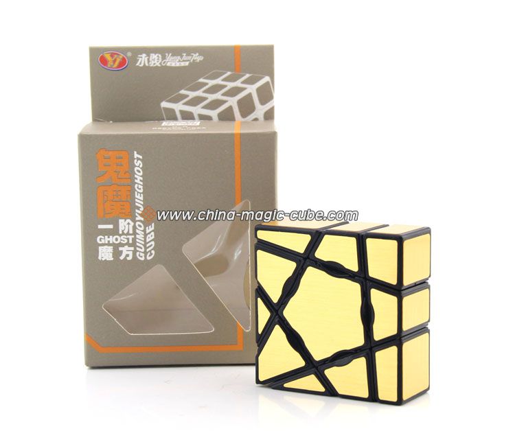 YongJun Irregular Ghost Magic Cube Speed Cube Twist Puzzle Brain Teaser Game Toy 